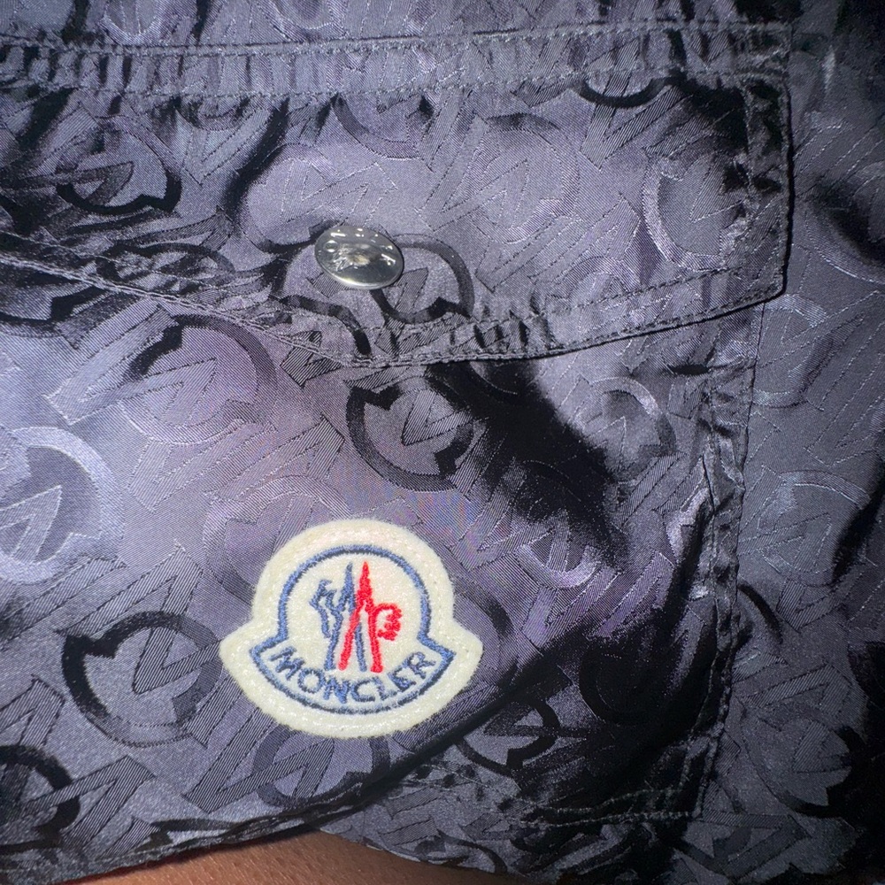 Moncler Black swimming trunks